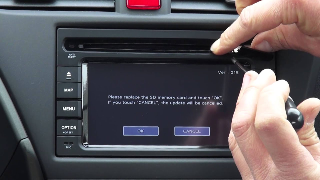 Honda civic navigation system